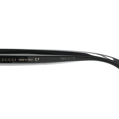 Gucci Round Frame Star Sunglasses GG0208S Black 5 of 9