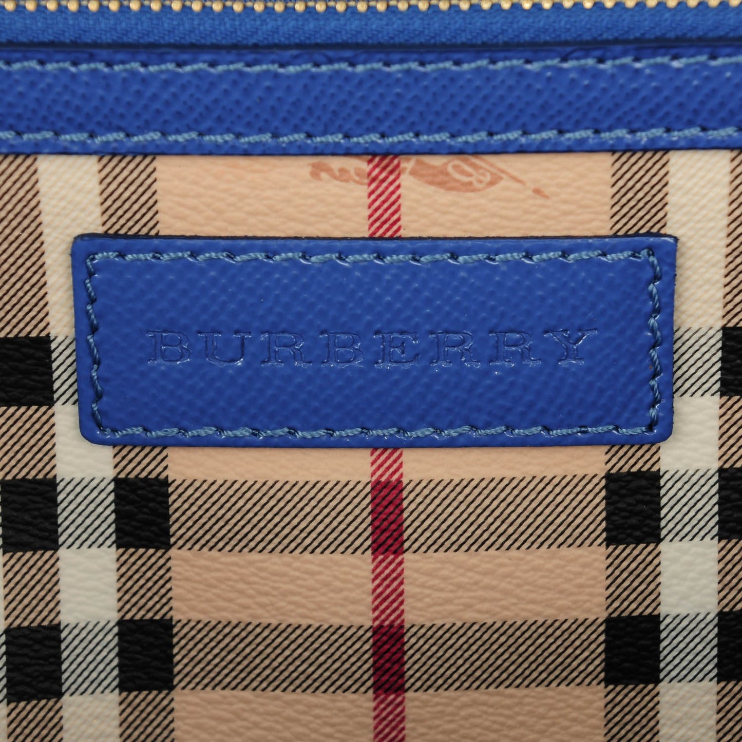 Haymarket Check Small Canterbury Tote Light Steel Blue