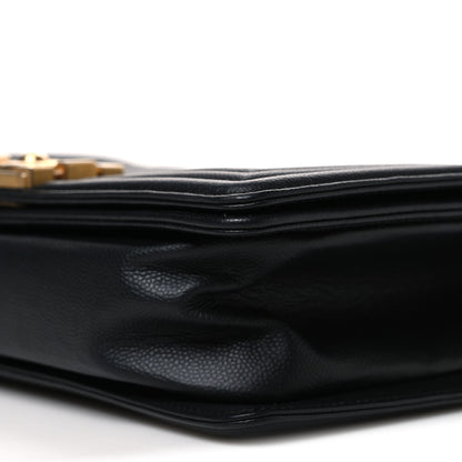 Chanel Caviar Quilted Medium Boy Flap Black 10 of 11