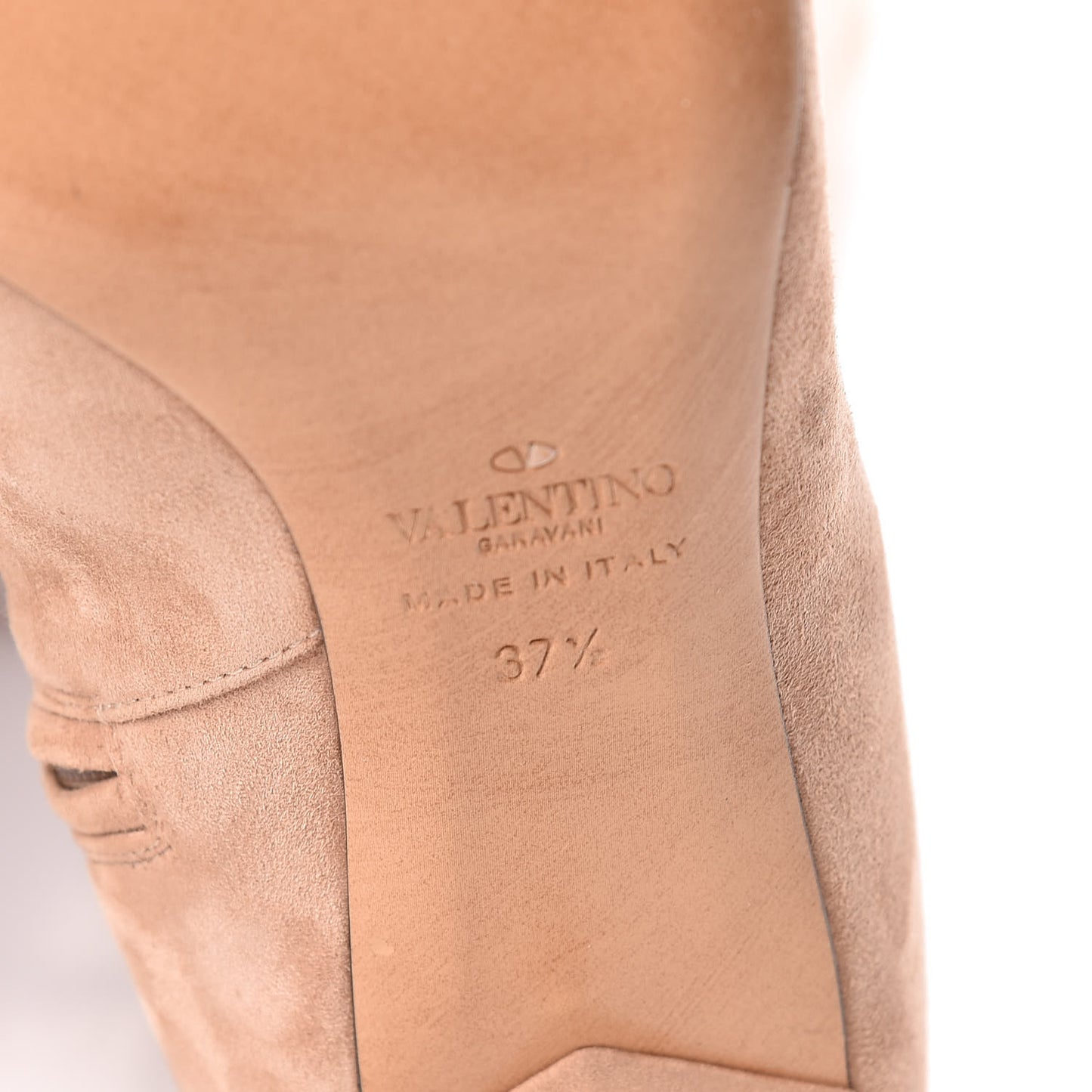 Suede Over The Knee Boots 37.5 Skin Sorbet