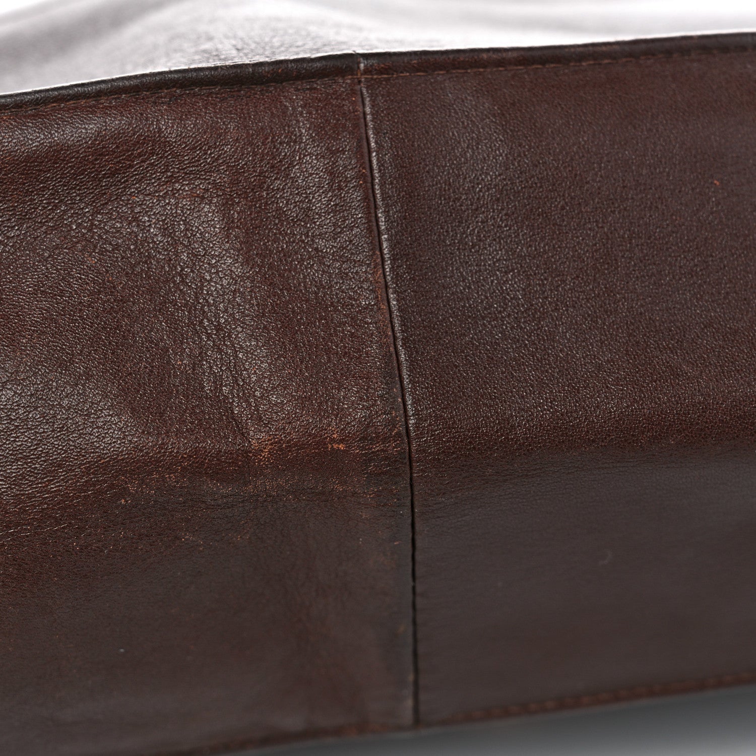 Chanel Lambskin CC Tote Brown 16 of 17