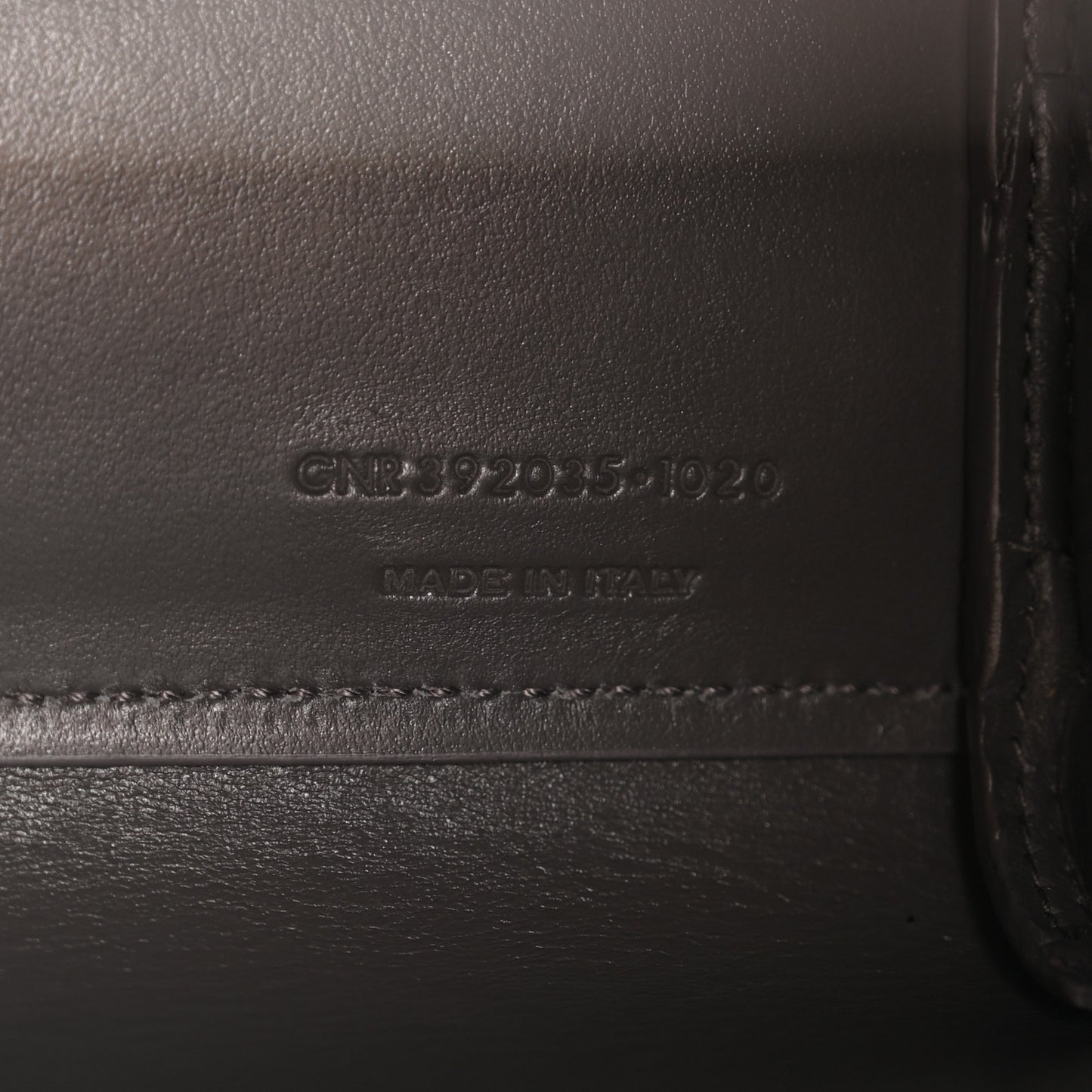 Grained Calfskin Nano Sac De Jour Fog