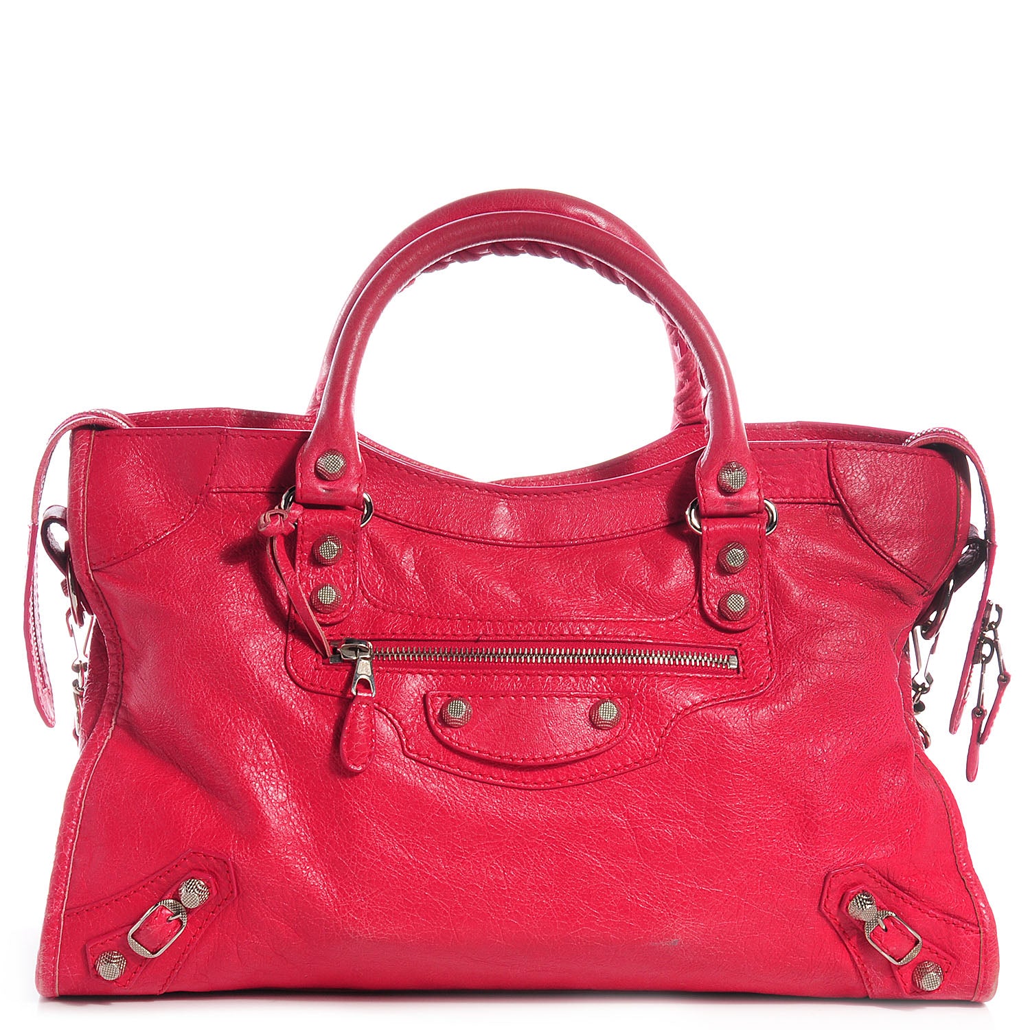 Balenciaga Agneau Giant 12 Silver Hardware City Rose Thulian 1 of 12