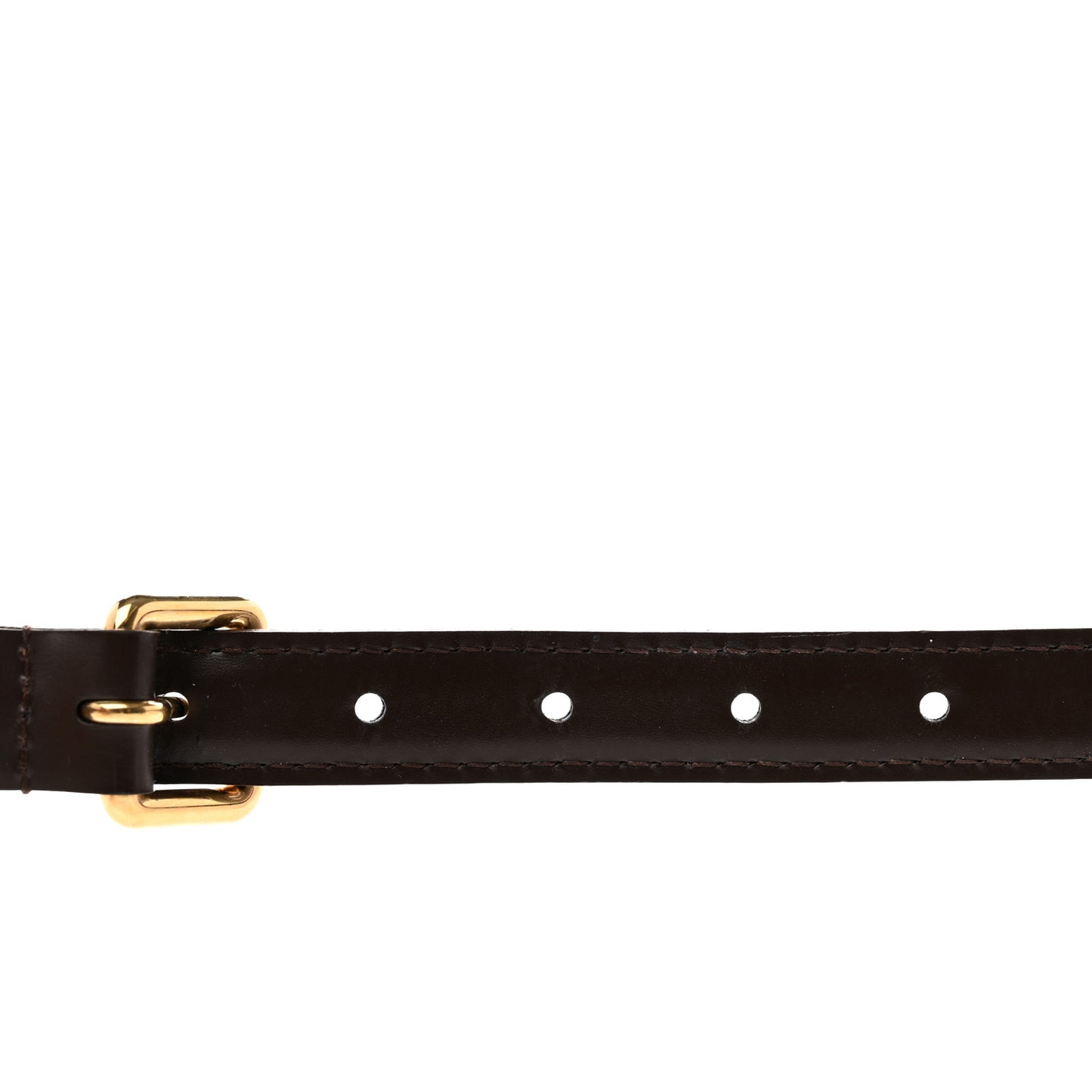 Calfskin Adjustable Speedy Bandouliere Shoulder Strap Brown