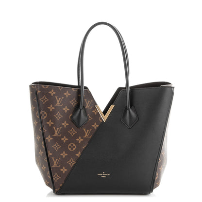 Louis Vuitton Calfskin Monogram Kimono Tote Black 1 of 6