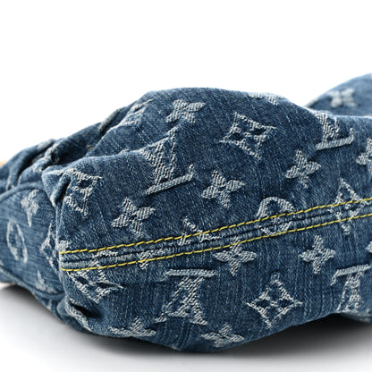 Louis Vuitton Monogram Denim Pleaty Blue 8 of 9
