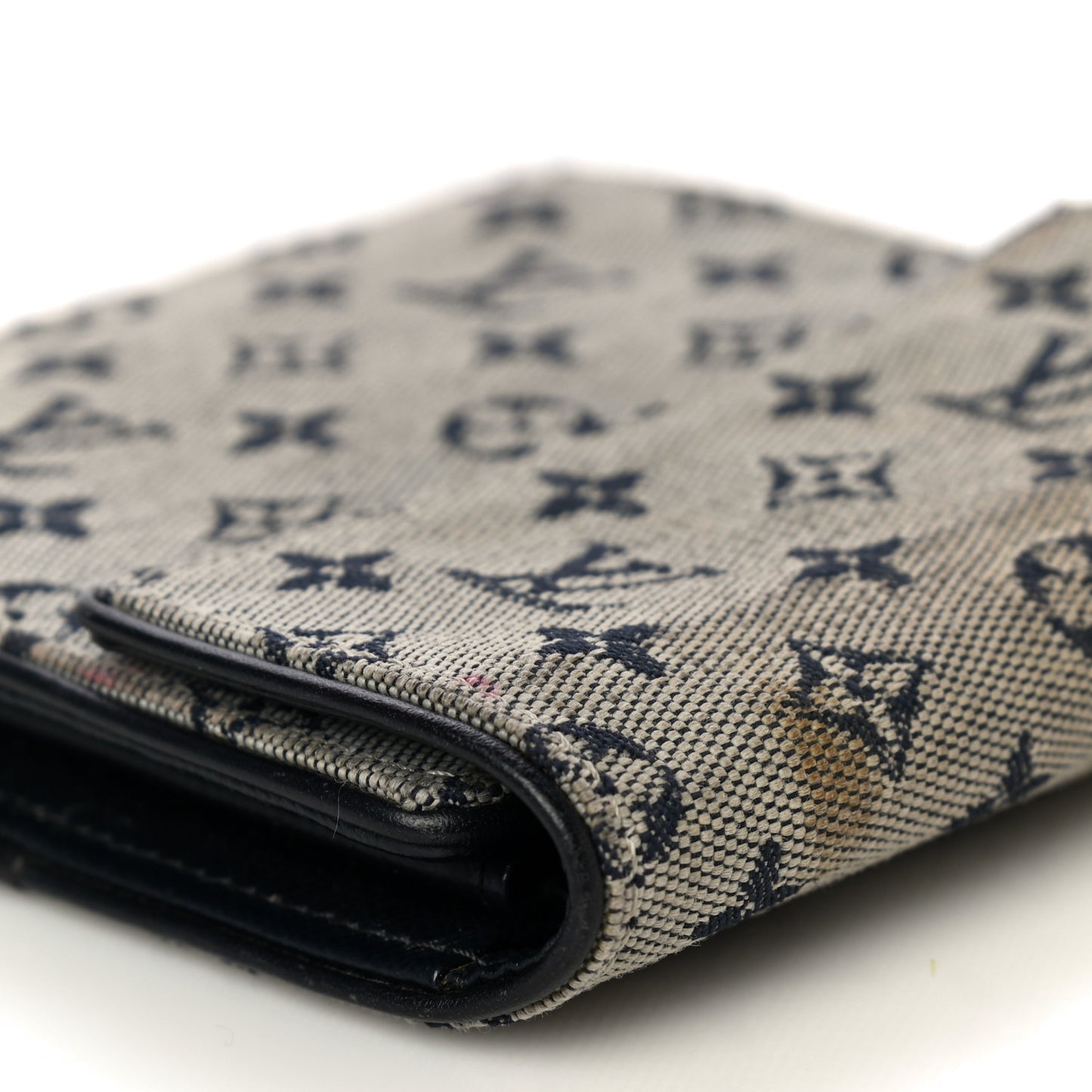 Mini Monogram Compact Wallet Blue