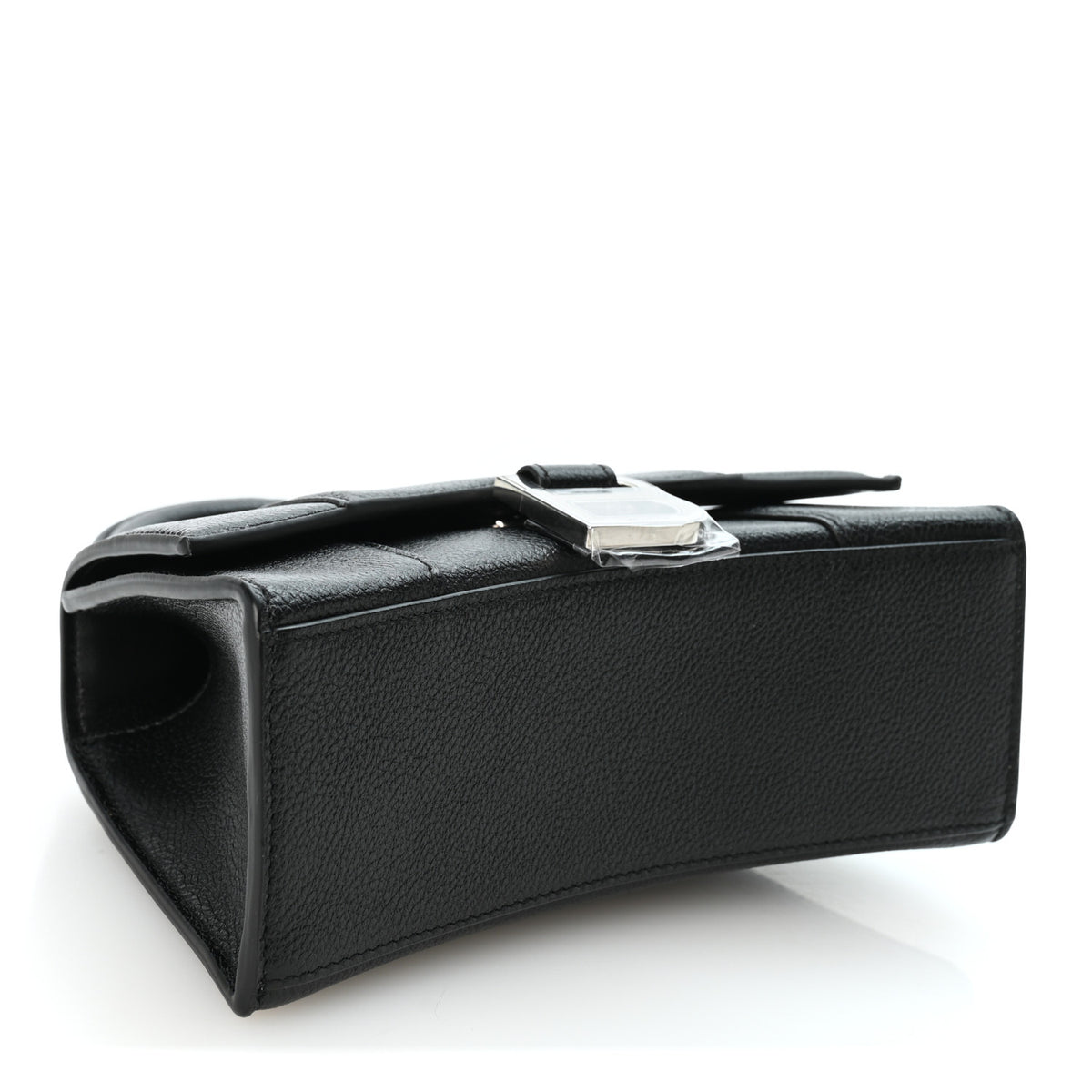 Balenciaga Grained Calfskin Hourglass Top Handle Bag XS Black 4 of 10