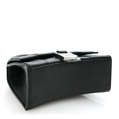Balenciaga Grained Calfskin Hourglass Top Handle Bag XS Black 4 of 10