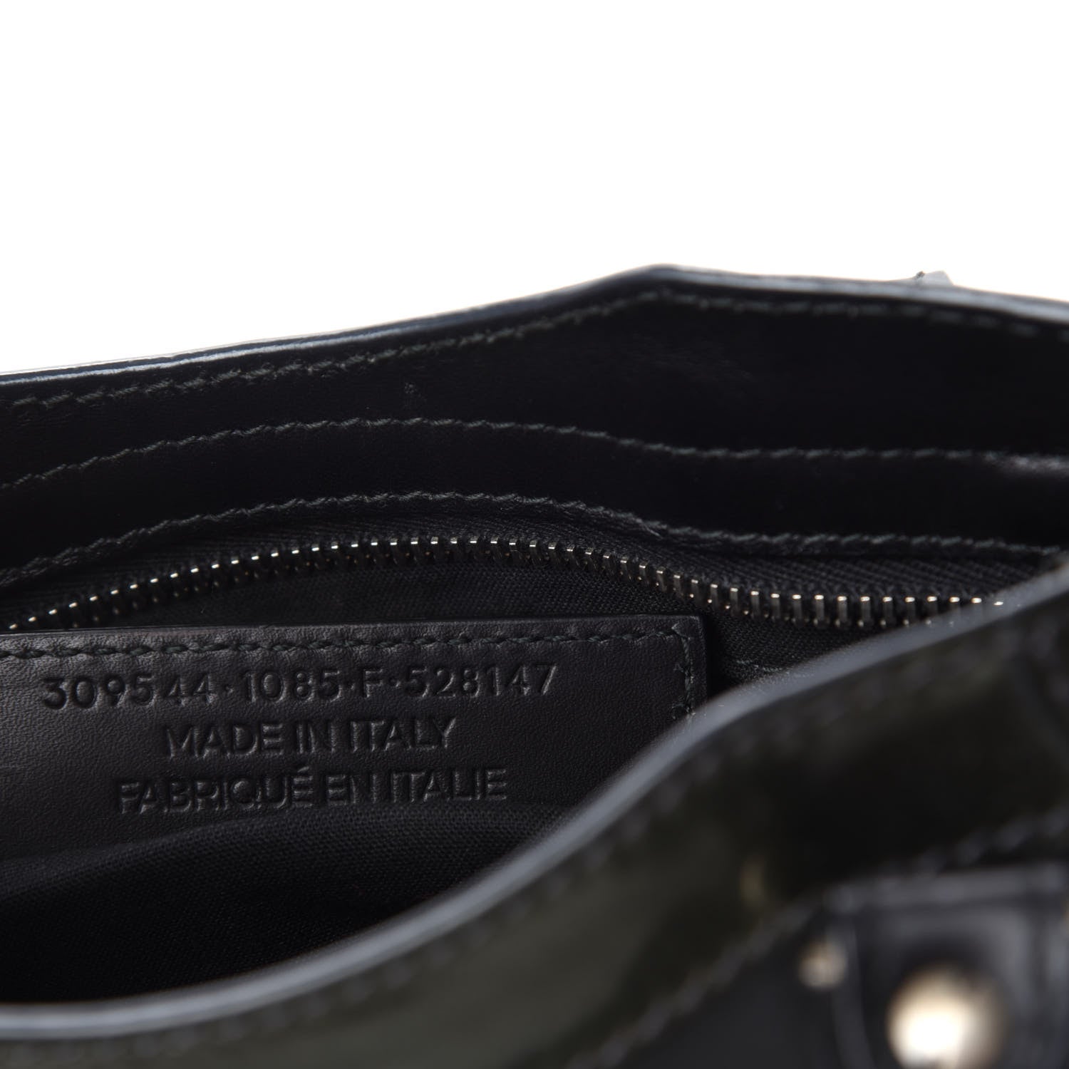 Balenciaga Smooth Calfskin Metallic Patent Giant 12 Silver Hardware Mini City Black Gris 9 of 10