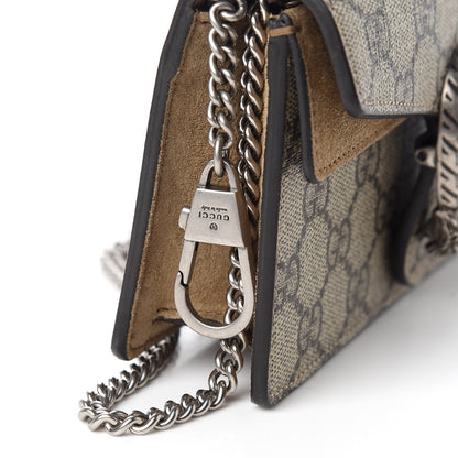 Gucci GG Supreme Monogram Super Mini Dionysus Shoulder Bag Taupe 10 of 12