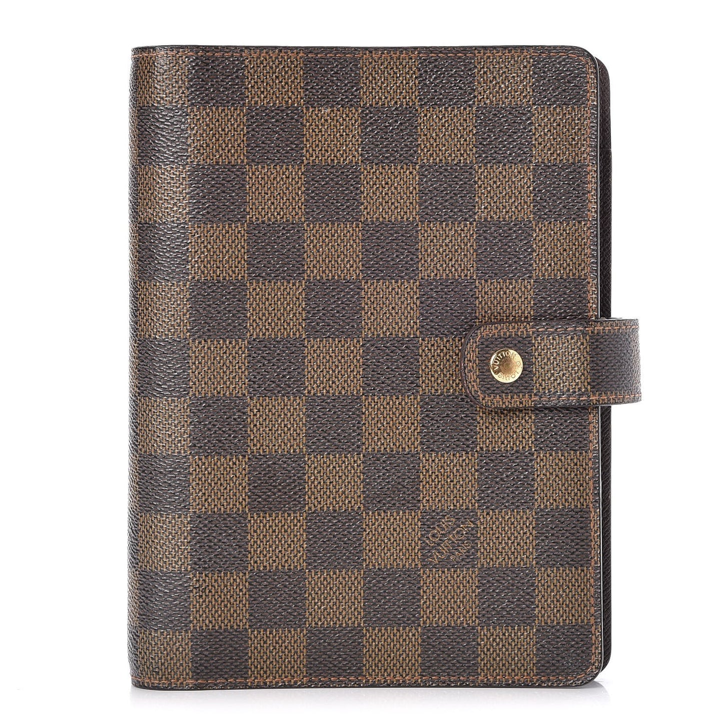 Damier Ebene Medium Ring Agenda Cover