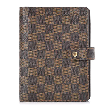 Louis Vuitton Damier Ebene Medium Ring Agenda Cover 1 of 7