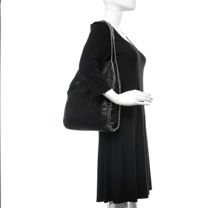 Stella McCartney Shaggy Deer Small Falabella Tote Black 2 of 8