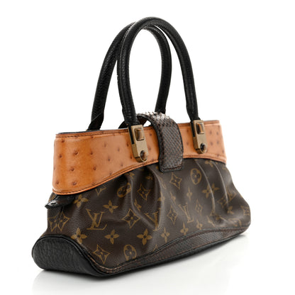 Louis Vuitton Monogram Ostrich Macha Waltz 3 of 14