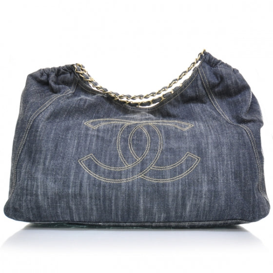 Denim XL Coco Cabas Tote Blue