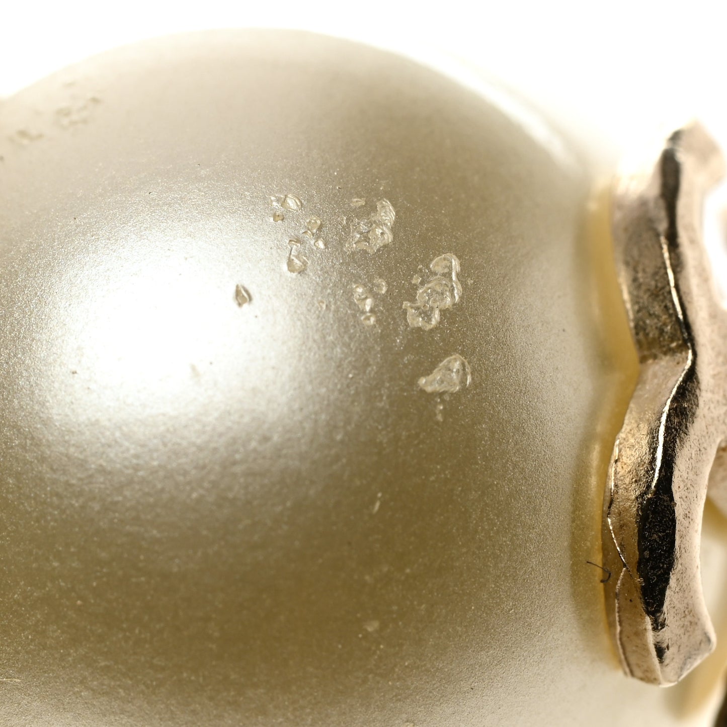 Pearl CC Large Earrings Gold