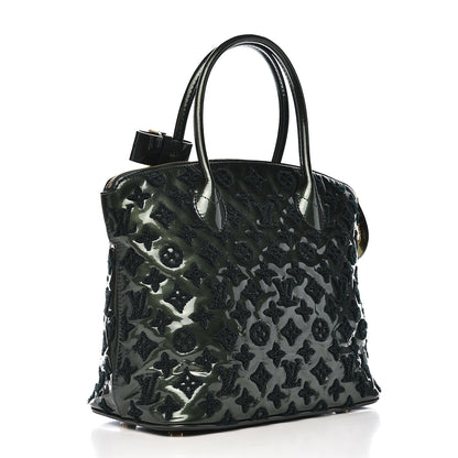 Louis Vuitton Patent Lambskin Fascination Lockit Vert Fonce 3 of 14