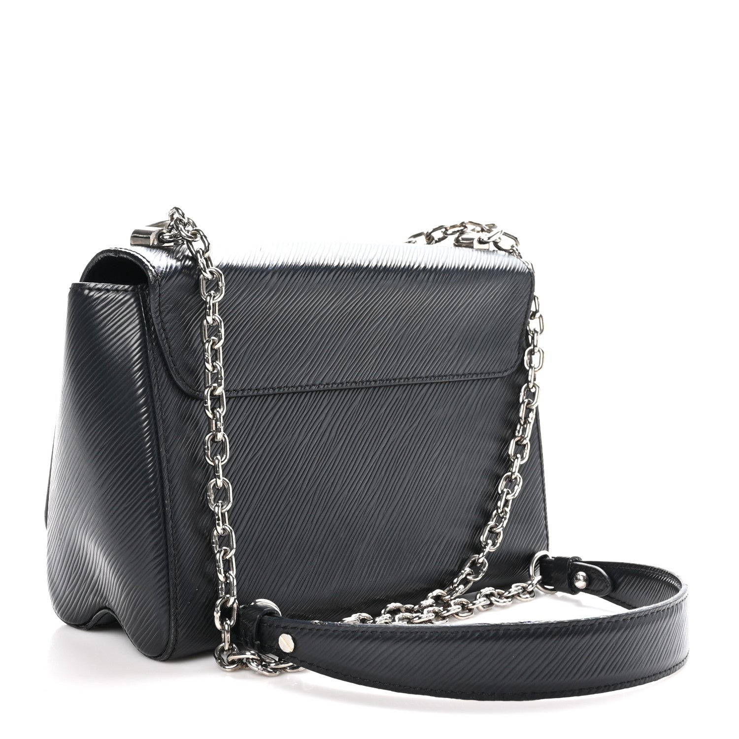 Louis Vuitton Epi Twist Shoulder Bag MM Black 3 of 9