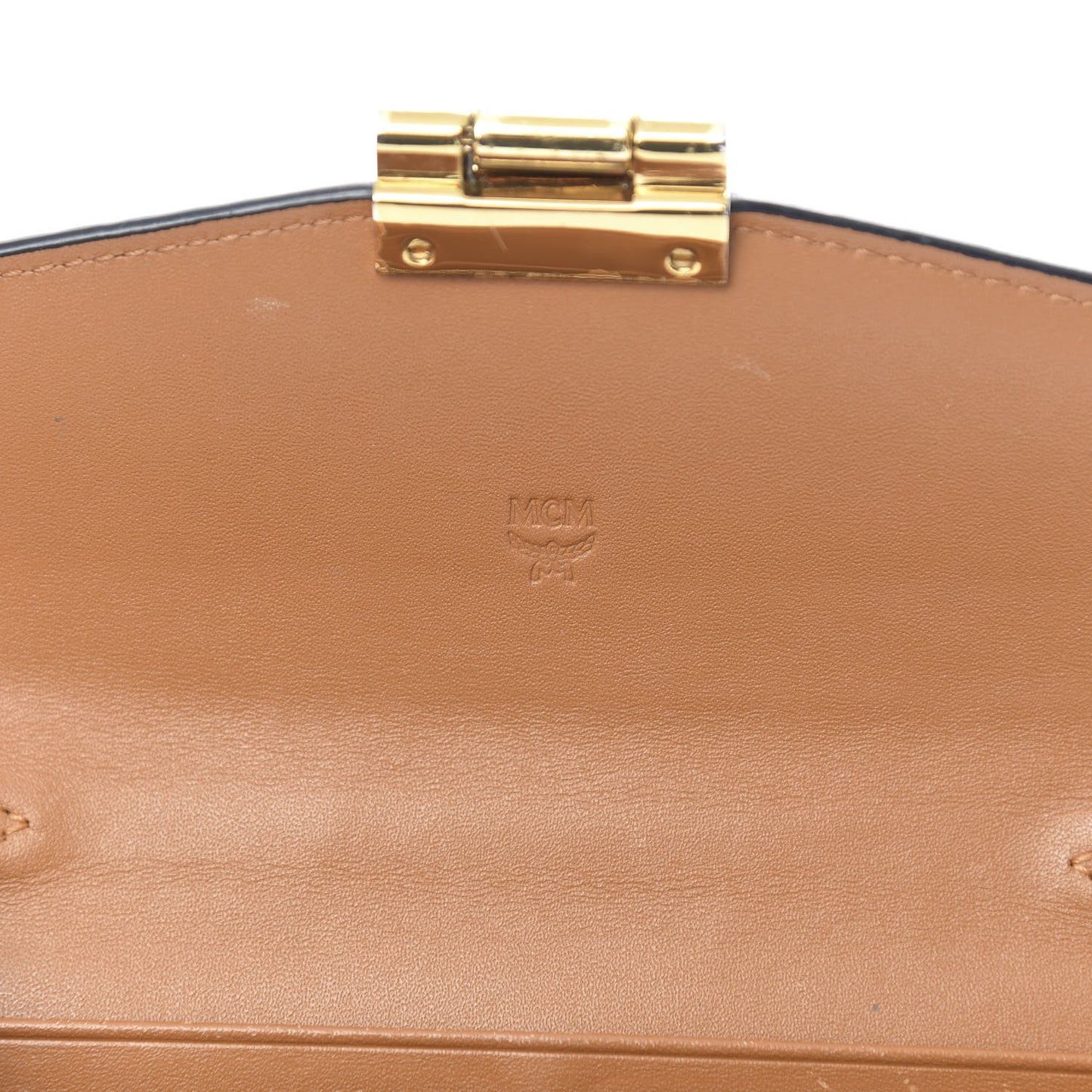 Visetos Large Patricia Wallet On Chain Cognac