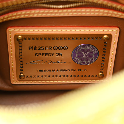 Louis Vuitton Calfskin Monogram Speedy P9 Bandouliere 25 Lemonade Yellow 7 of 12