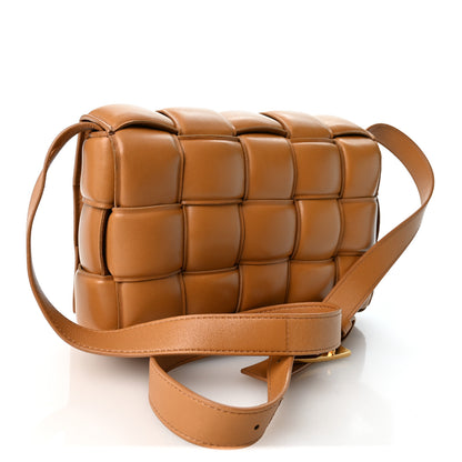 Bottega Veneta Nappa Maxi Intreccio Padded Cassette Crossbody Bag Caramel 3 of 9