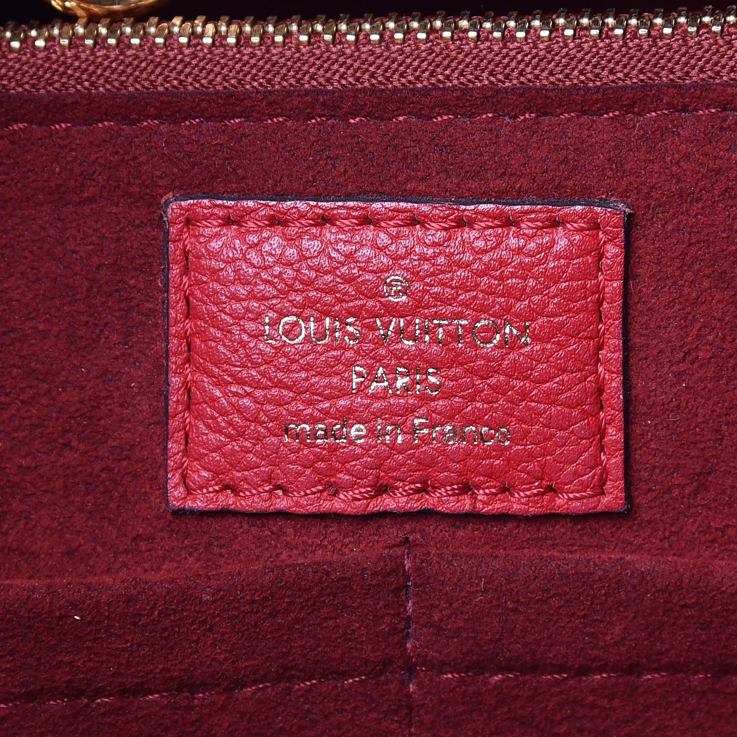 Calfskin Monogram Kimono Tote Cherry