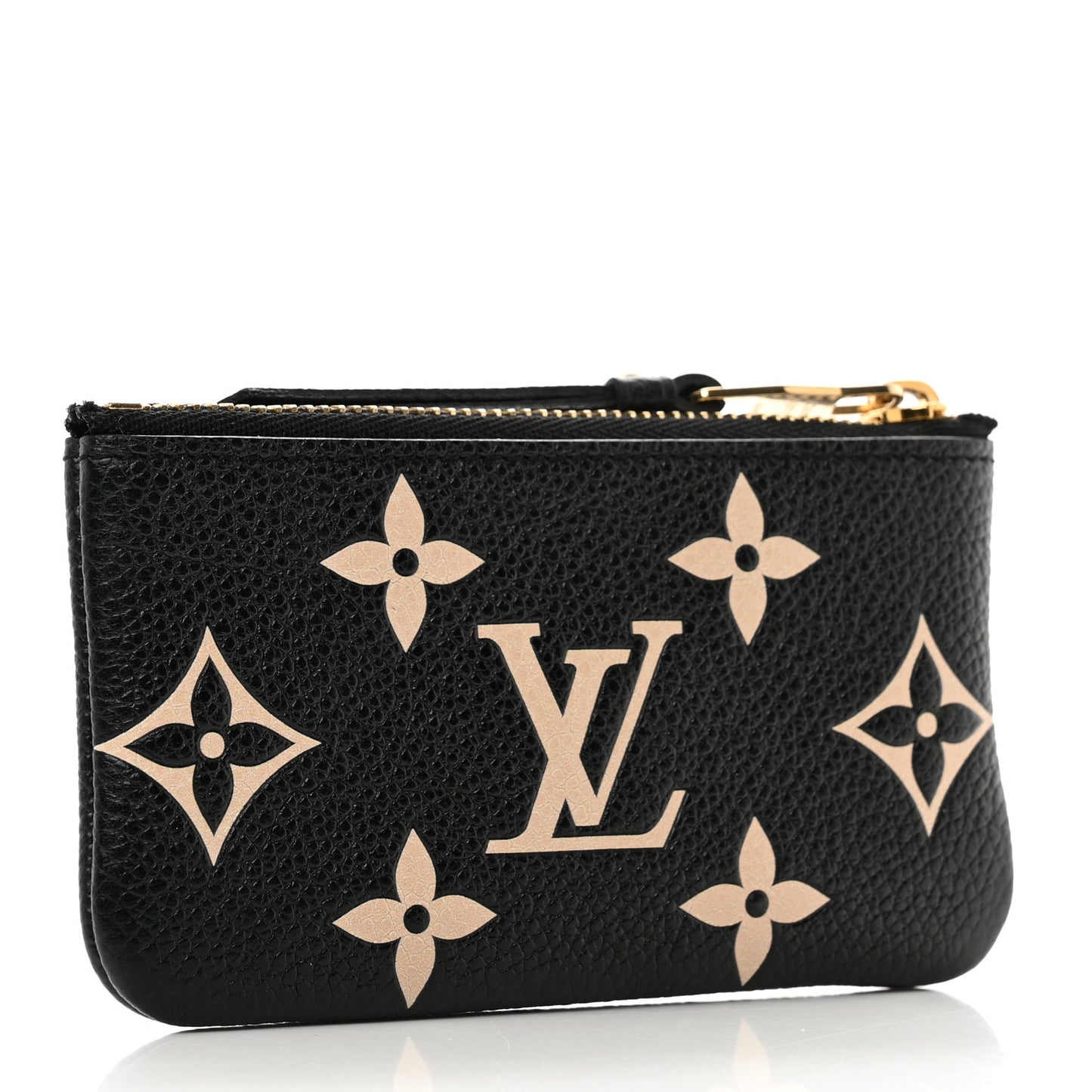 Empreinte Monogram Giant Key Pouch Black Beige