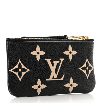 Louis Vuitton Empreinte Monogram Giant Key Pouch Black Beige 3 of 7