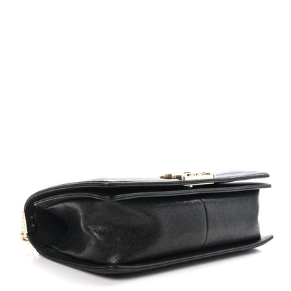 Chanel Caviar Chevron Quilted Medium Boy Flap Black 4 of 10