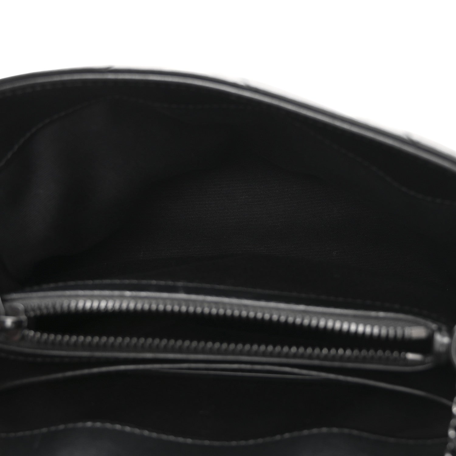 Saint Laurent Calfskin Y Quilted Monogram Monochrome Small Loulou Chain Satchel Black 5 of 10