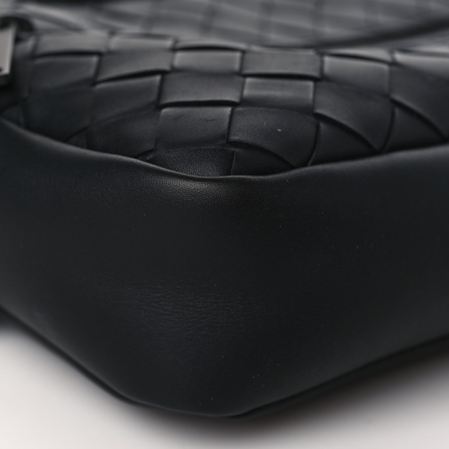 Nappa Intrecciato Belt Bag Black