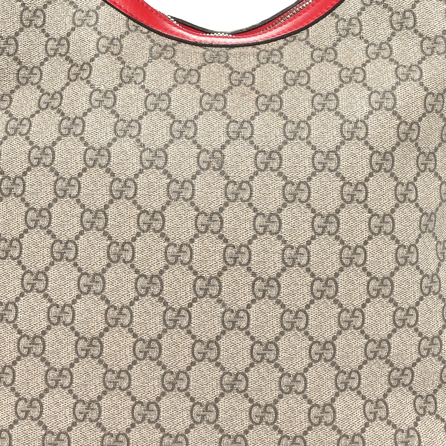 Gucci GG Supreme Monogram Linea A Hobo Red 8 of 11