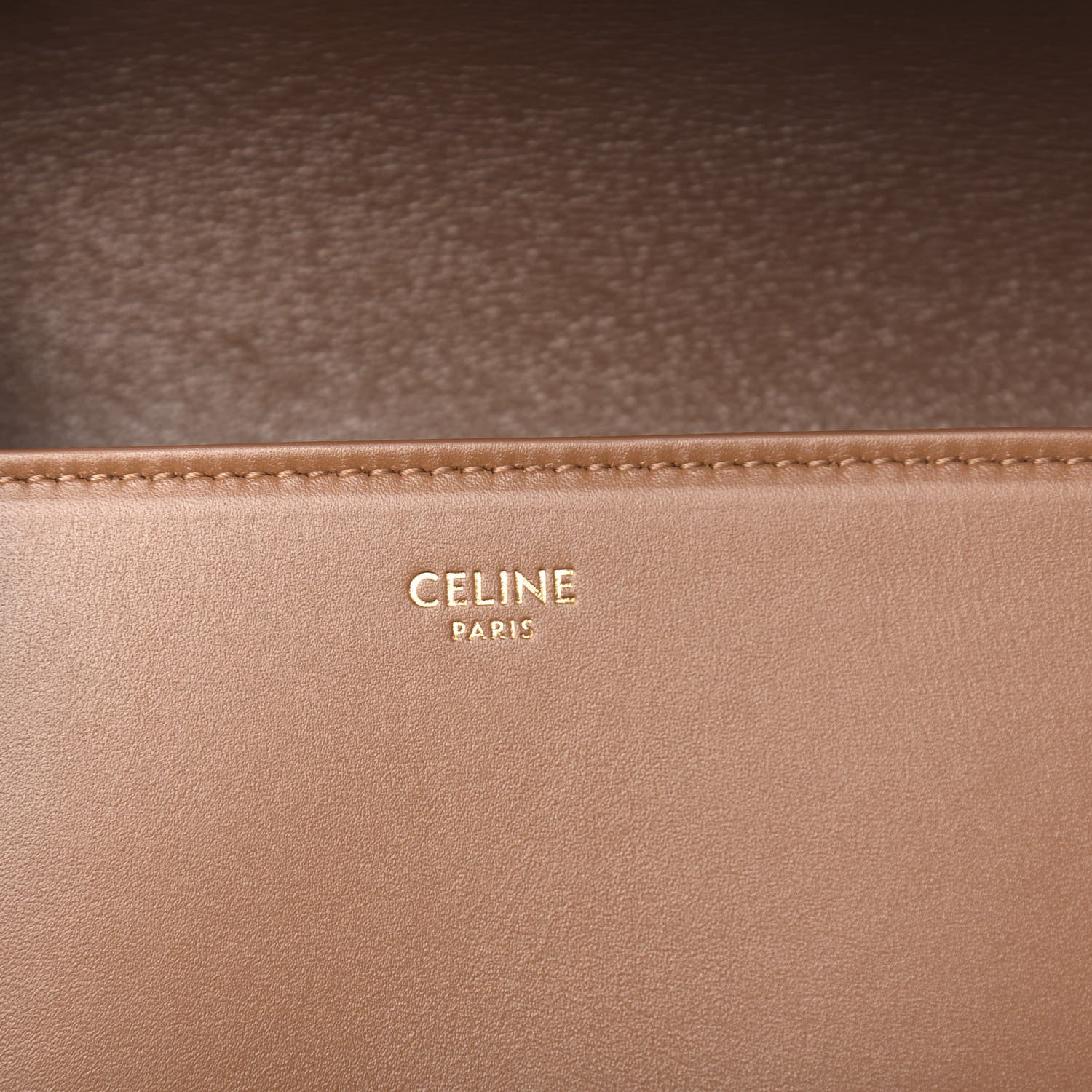 Celine Shiny Calfskin Medium Tassel Bag Caramel 6 of 11