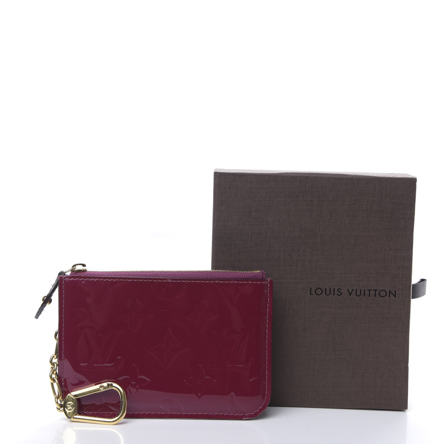 Louis Vuitton Vernis Key Pouch Magenta 6 of 6