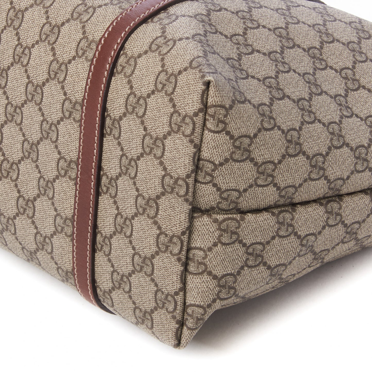 GG Plus Monogram Medium Joy Tote Brown