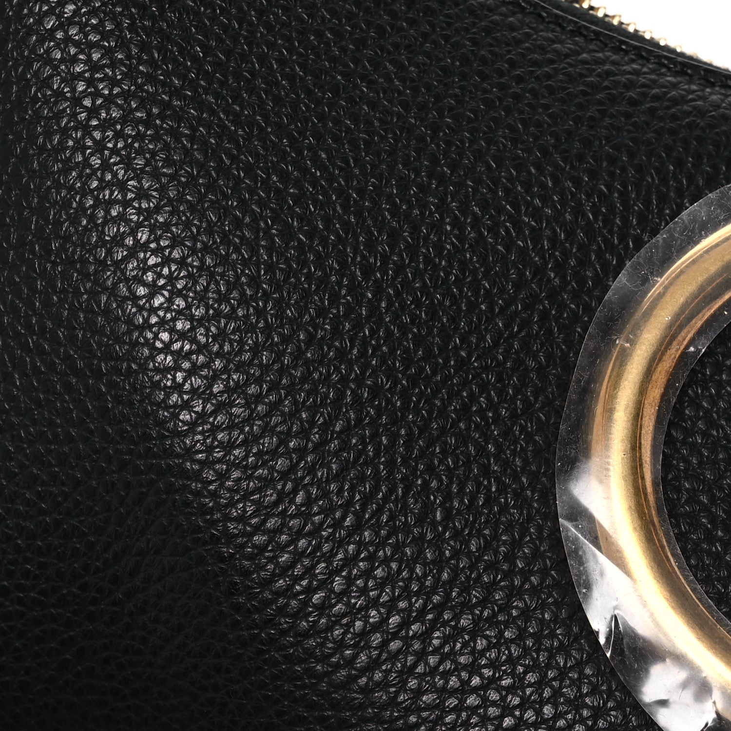 Salvatore Ferragamo Calfskin Maxi Gancio Shoulder Bag Black 7 of 10