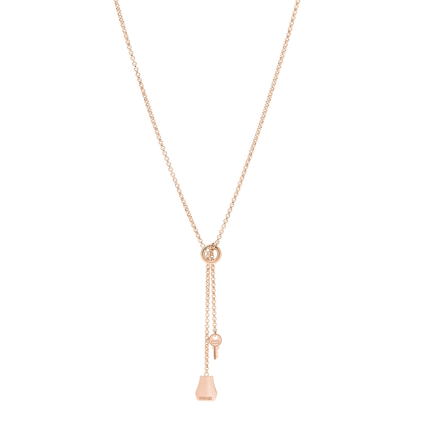 18K Rose Gold PM Kelly Clochette Necklace