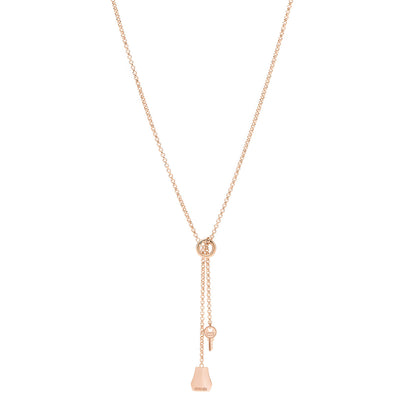 Hermes 18K Rose Gold PM Kelly Clochette Necklace 1 of 6
