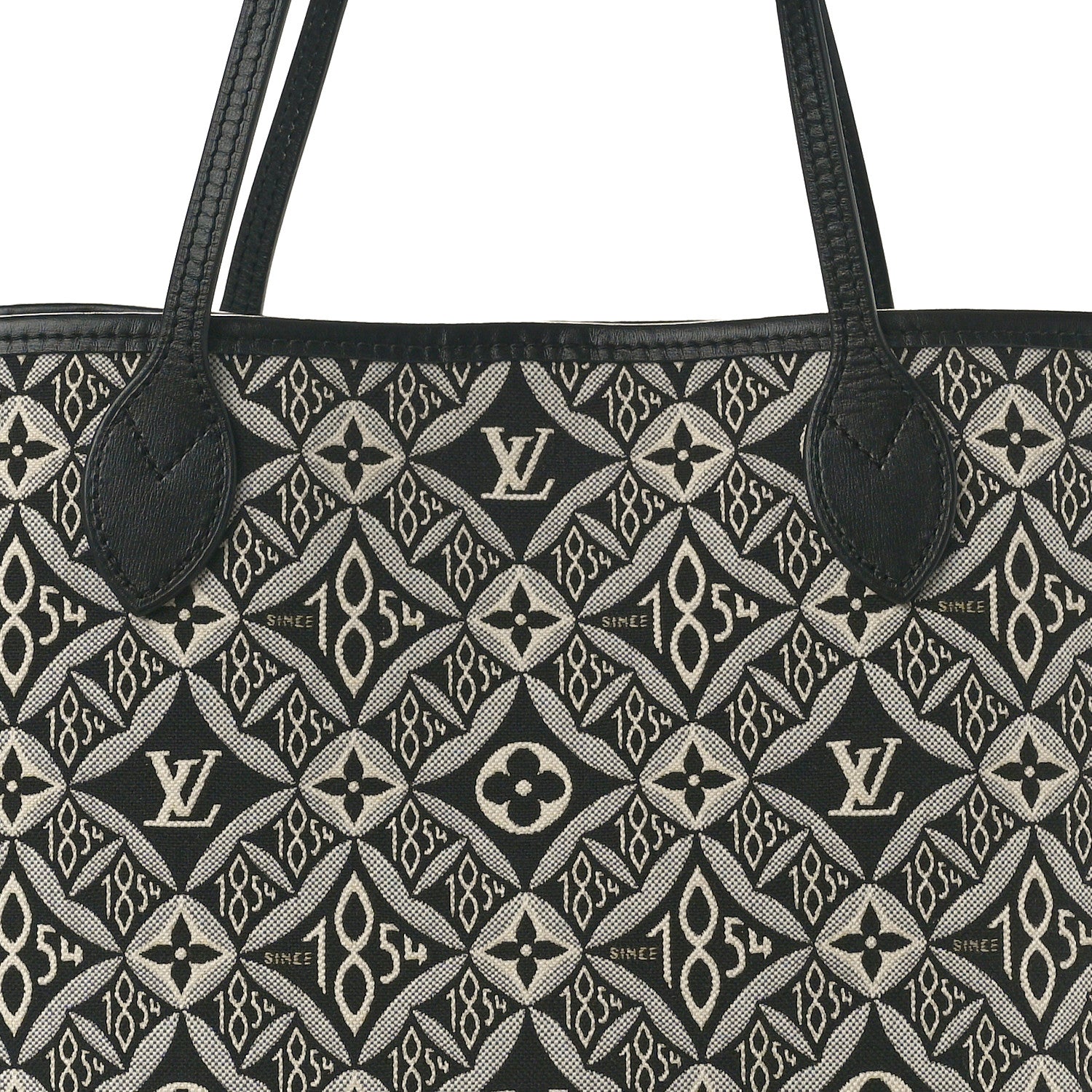 Louis Vuitton Jacquard Since 1854 Neverfull MM Grey 7 of 10