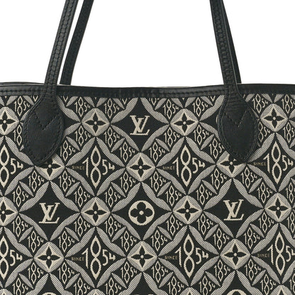 Louis Vuitton Jacquard Since 1854 Neverfull MM Grey 7 of 10