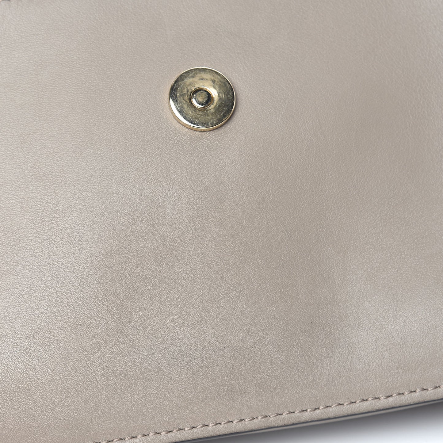 Suede Calfskin Small Faye Shoulder Bag Motty Grey