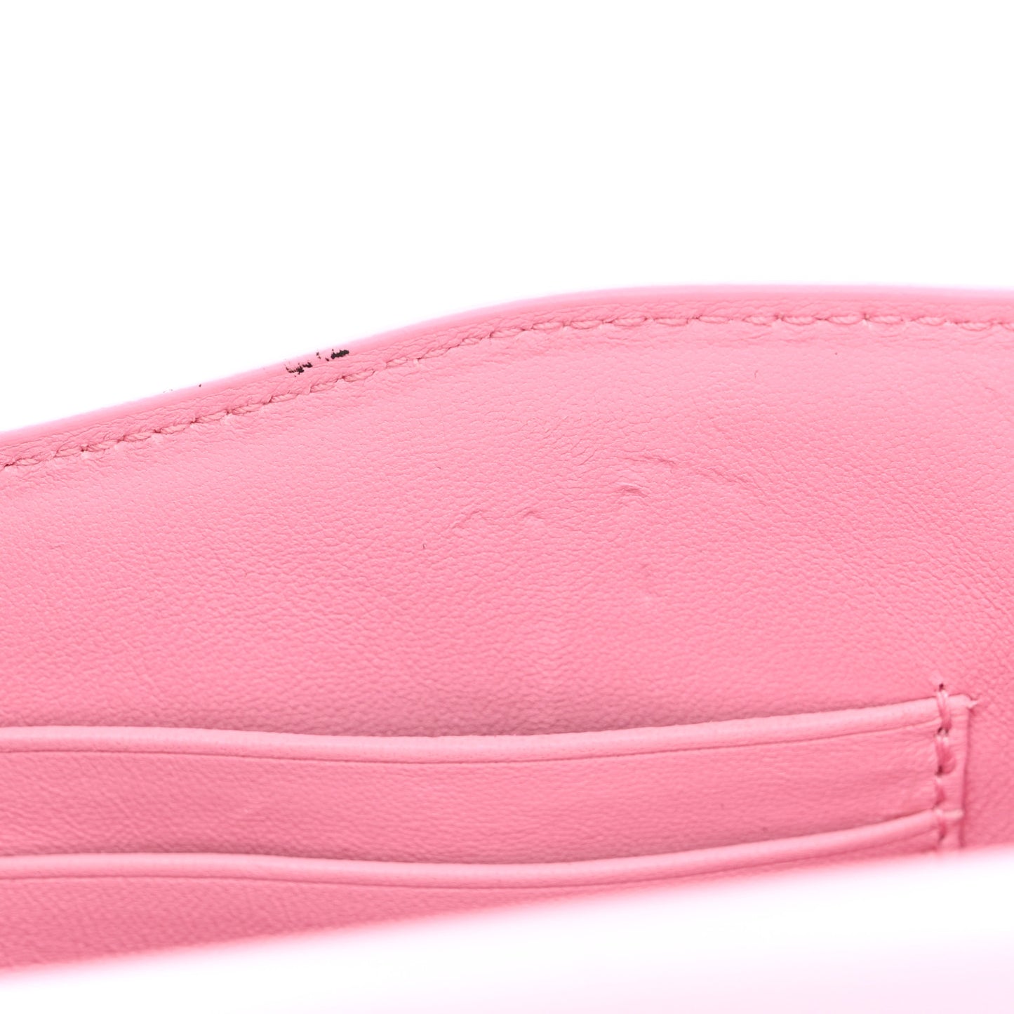 Shiny Calfskin Crocodile Embossed Ghost Sling Bag Pink