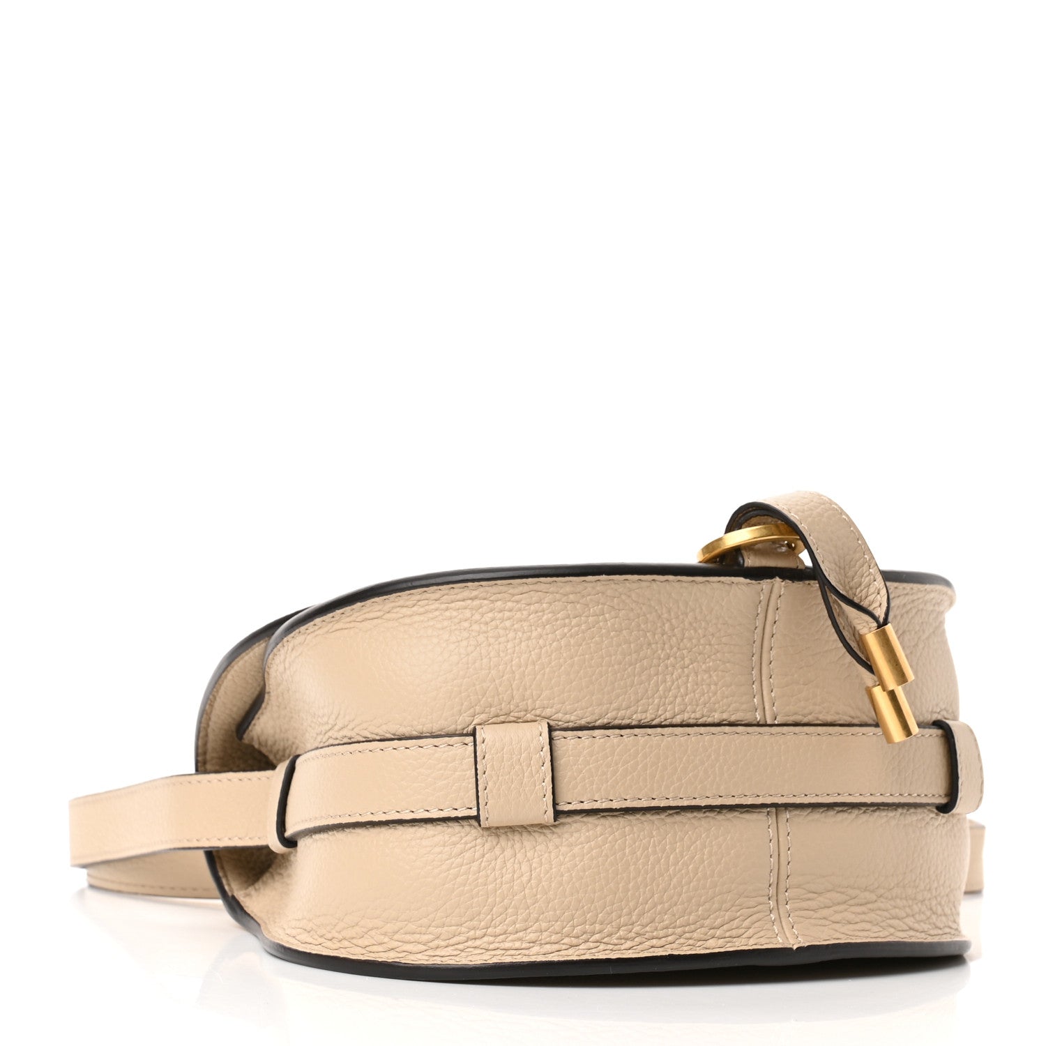 Chloe Calfskin Mini Marcie Round Crossbody Bag Root Beige 3 of 8