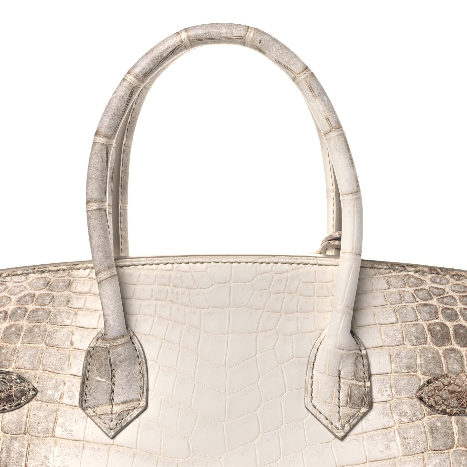 Hermes Matte Niloticus Crocodile Himalaya Birkin 30 Blanc 16 of 17