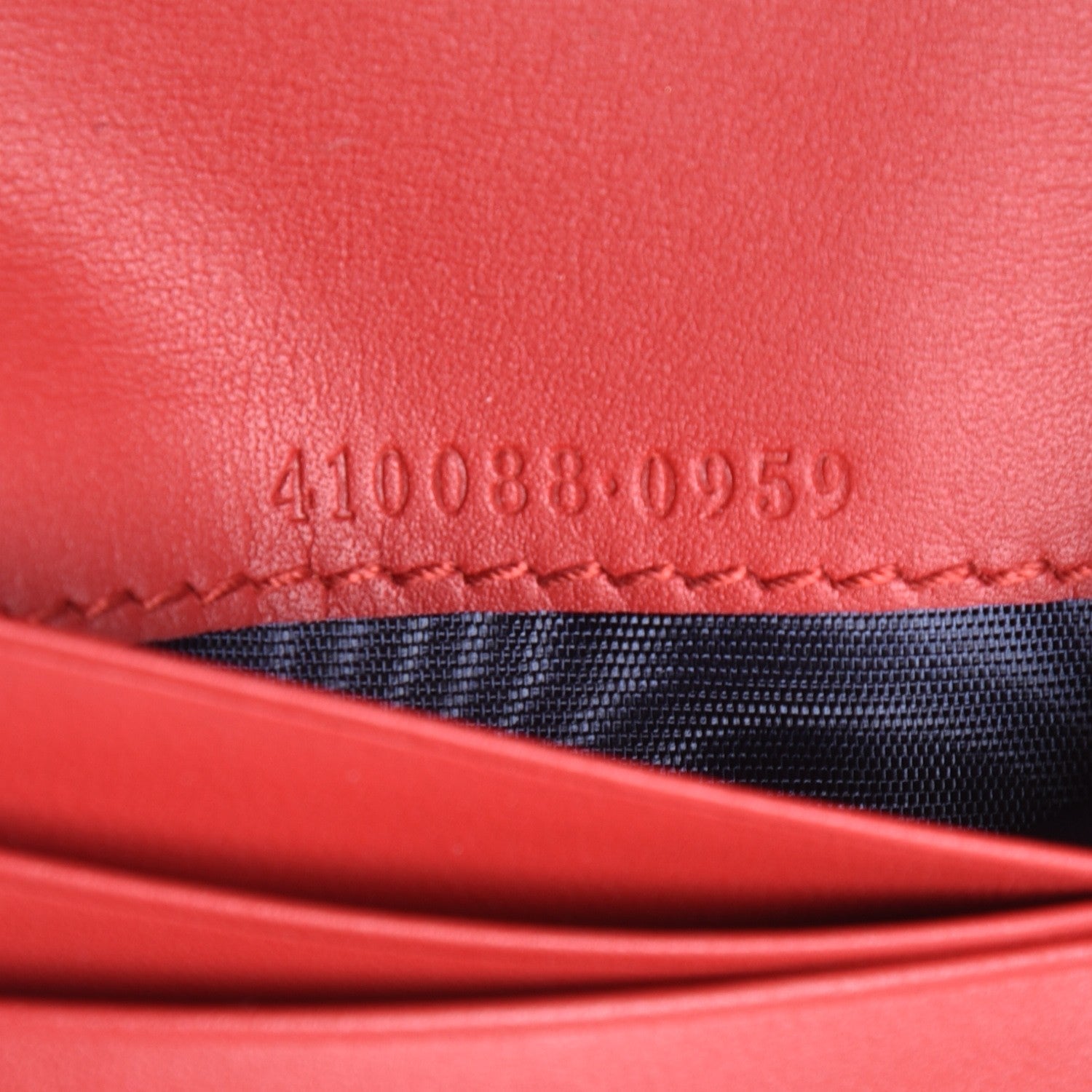 Gucci GG Supreme Monogram Blooms Card Case Beige Blue Navy Hibiscus Red 7 of 8