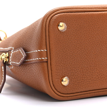 Hermes Barenia Faubourg Mini 1923 Bolide Fauve 8 of 9