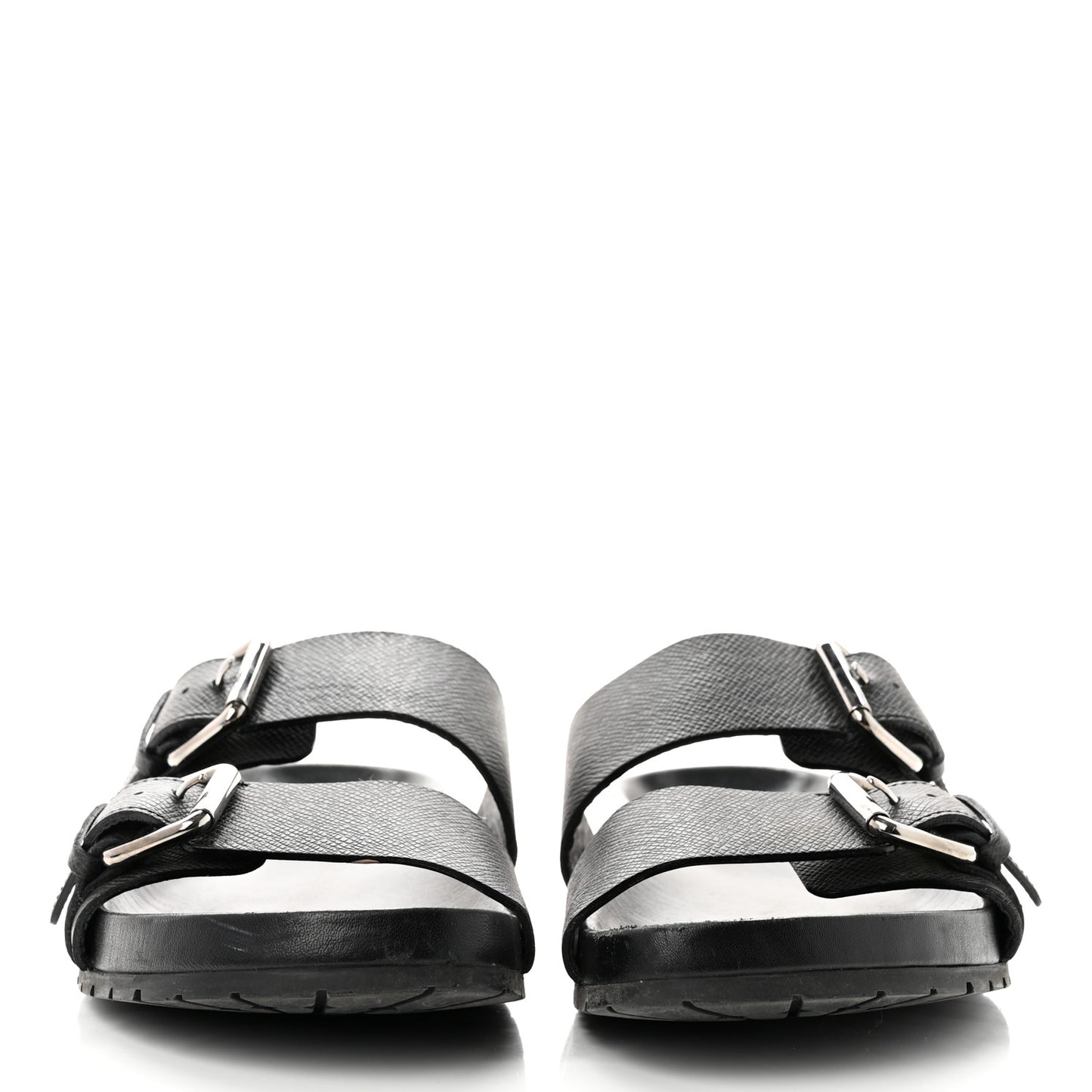Taiga Monogram Men Eastside Mule Sandals 7 Black