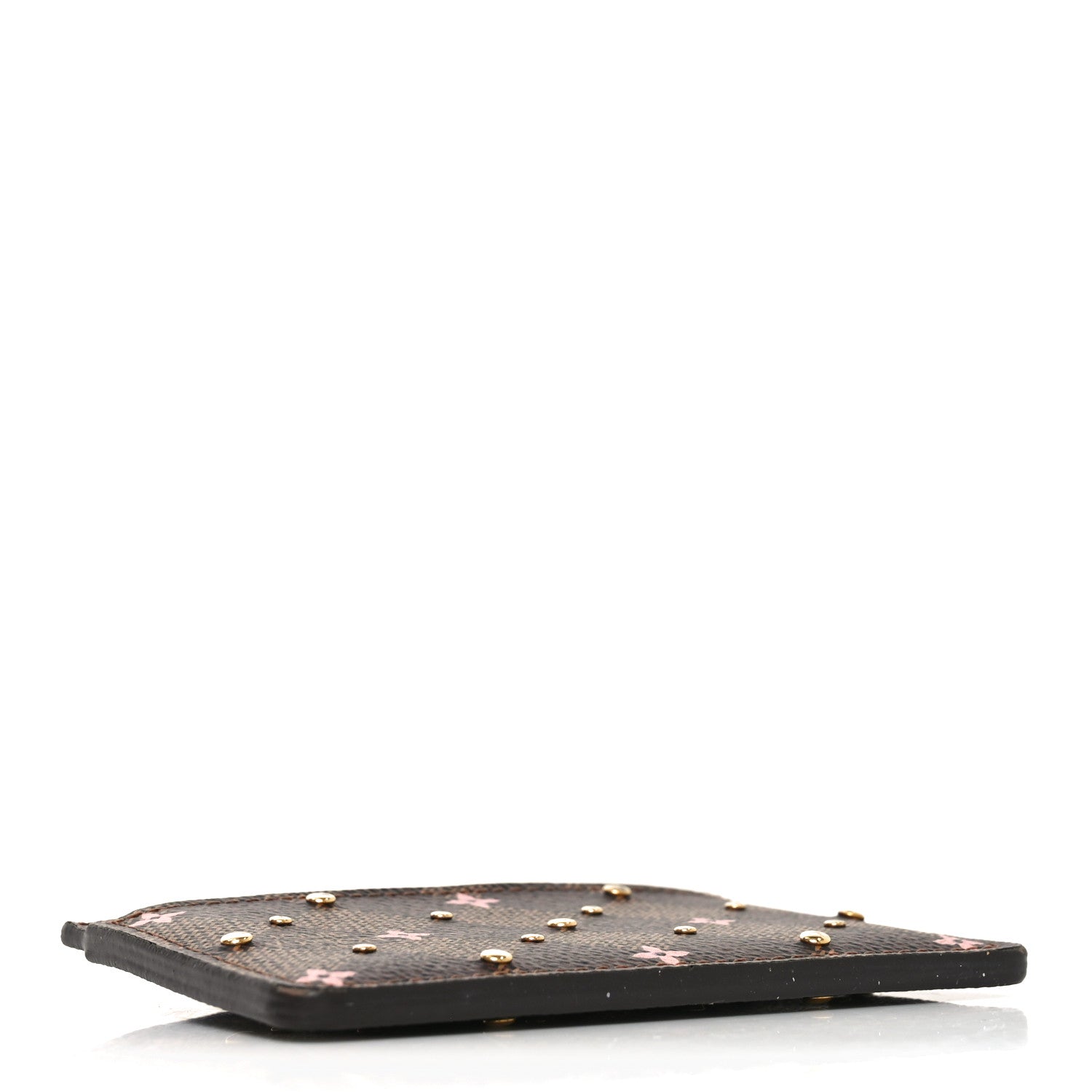 Louis Vuitton Damier Ebene Studded Card Holder 4 of 7