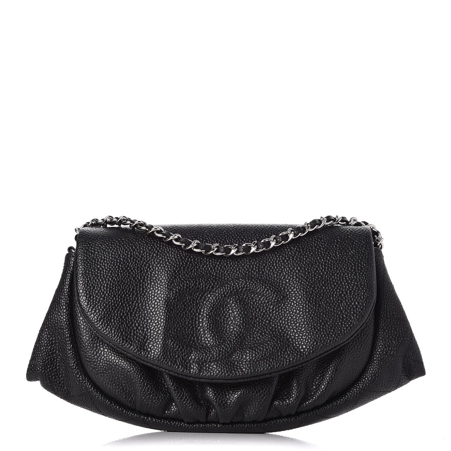 Caviar Half Moon Wallet On Chain WOC Black